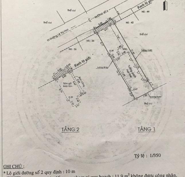 Bán Nhà MT Đường số 2 KP6, P Bình Chiểu Thủ Đức, DT 187m2 Giá 11.2 Tỷ.