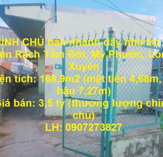 CHÍNH CHỦ bán nhanh dãy nhà trọ mặt tiền Rạch Tầm Bót, Mỹ Phước, Long Xuyên