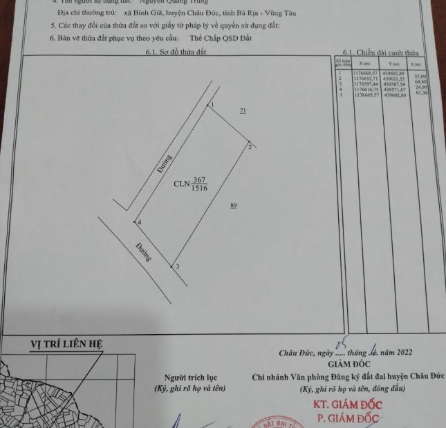 Cần bán 2 mặt tiền đường nhựa vuông diện