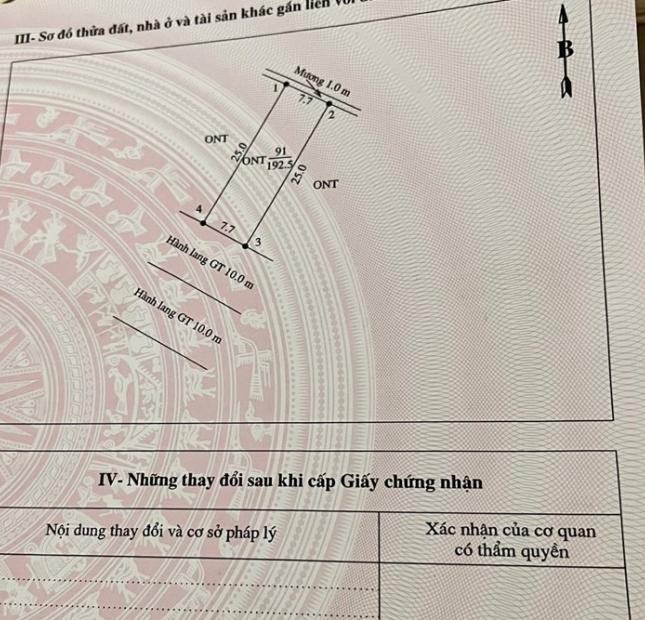 Chính chủ bán đất trục chính KCN Hoàng Xá – Thanh Thủy – Phú Thọ