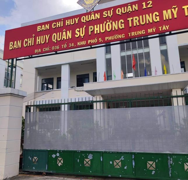 MT HẺM 10M TRUNG MỸ TÂY Q12 - SẴN 4 PHÒNG TRỌ -  80M2 - KHÔNG LỘ GIỚI.