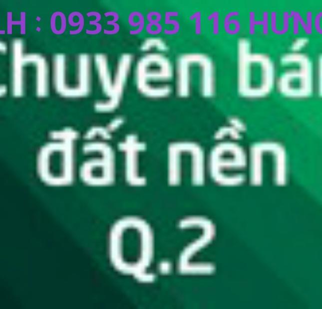 BÁN Góc 2 MT Nguyễn Văn Hưởng, Thảo Điền, Quận 2
- DT. CN: 430 m2