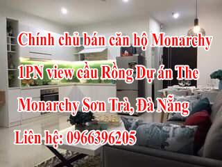 Chính chủ bán căn hộ Monarchy 1PN view cầu Rồng