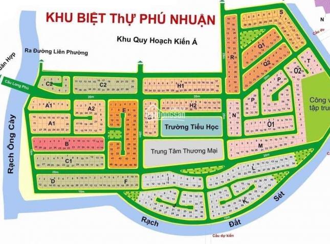Bán đất nền dự án dự án KDC Phú Nhuận - Phước Long B, Quận 9. 