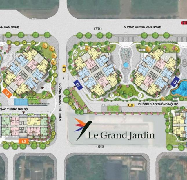 Bán căn 2pn2vs 66m2 tại Le Grand Jardin 2,7 tỉ. hỗ trợ vay 65% Ân hạn lãi gốc 12 tháng