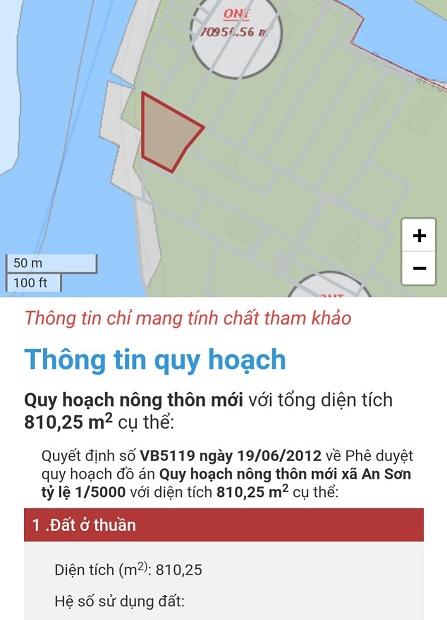 Tôi cần bán mảnh đất vườn thuộc xã An Sơn Thuận An