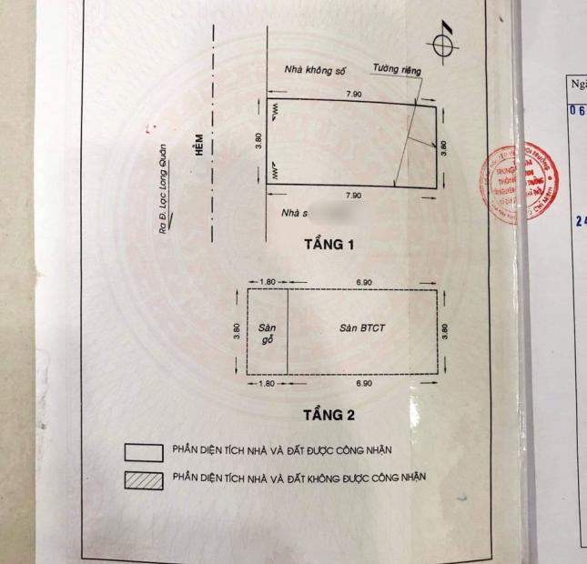 Chỉ 3.9 tỷ, 30m2, 3 tầng, 3PN, hẻm thông 4m Ni Sư Huỳnh Liên, TB, vừa ở vừa KD, sổ vuông. 