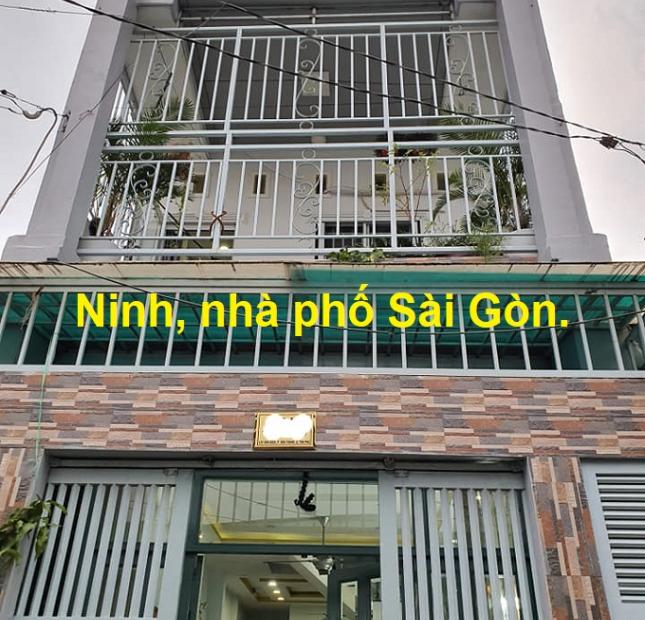 Bán nhà HXH Lũy Bán Bích, Hòa Thạnh, Tân Phú, 80m2, 2 tầng, 4PN.  Ninh nhà phố.