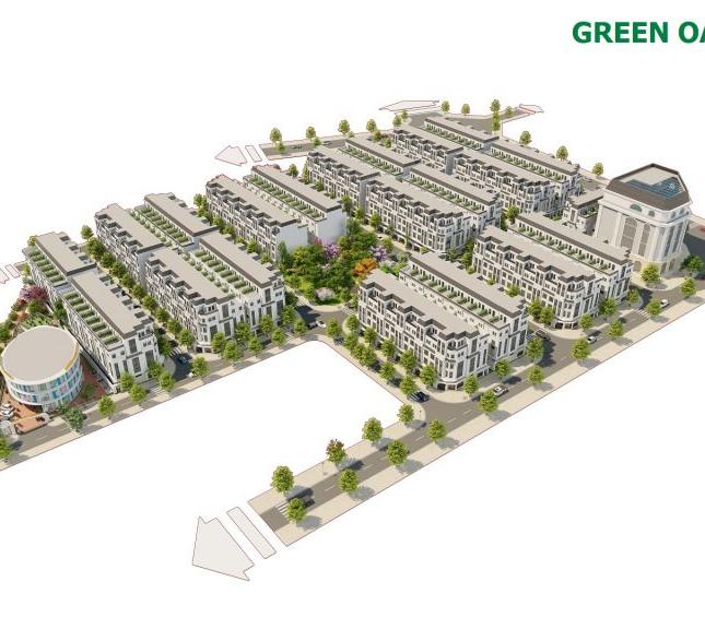 Bán gấp suất ngoại giao giá rẻ dự án liền kề Green Oasis Cổ Bi, Gia Lâm, View vườn hoa.