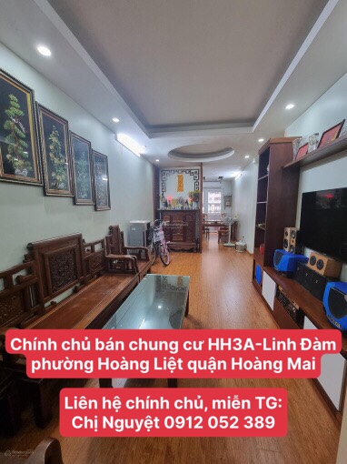 Chính chủ cần bán gấp chung cư HH3A-Linh Đàm phường Hoàng Liệt quận Hoàng Mai.Giá 1 tỷ 8 (có fix)