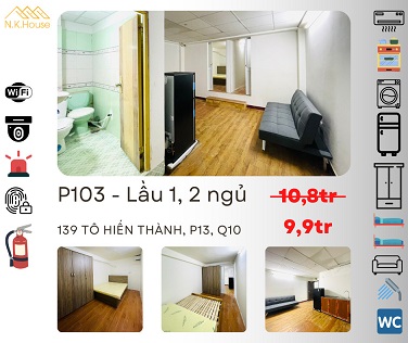 ⭐Cho thuê căn hộ dịch vụ mới khai trương tại 139 Tô Hiến Thành, P.13, Q.10, HCM; từ 3tr/th; 0989321567