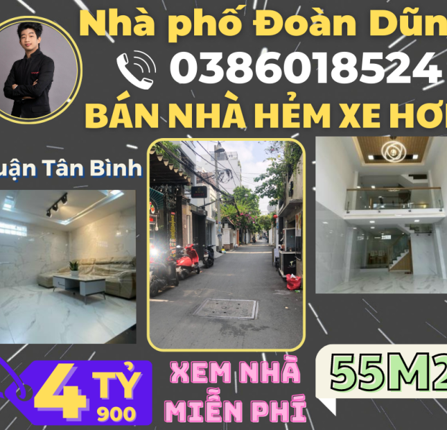Bán nhà đường Ni Sư Huỳnh Liên Quận Tân Bình 3 lầu 55m2 chỉ 4 tỷ 9. Liên hệ: 0386018524.