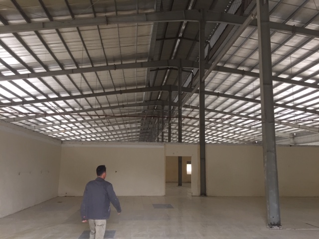 Cho thuê kho xưởng DT 3000m2 KCN Phố Nối B, Mỹ Hào, Hưng Yên