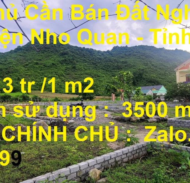 Chính Chủ Cần Bán Đất Nghỉ Dưỡng Tại : Thôn Đồng Tâm - Xã Cúc Phương - Huyện Nho Quan - Tỉnh Ninh