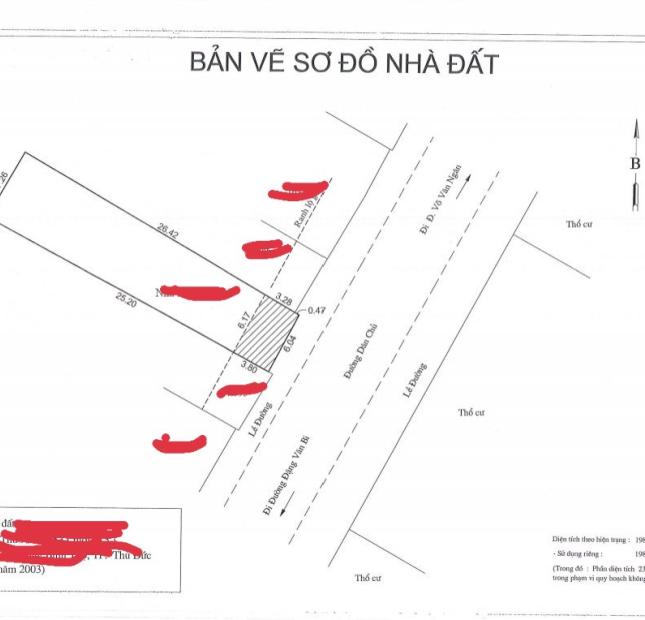 Nhà mặt tiền kinh doanh đường Dân chủ bình thọ diện tích 200m vị trí vàng