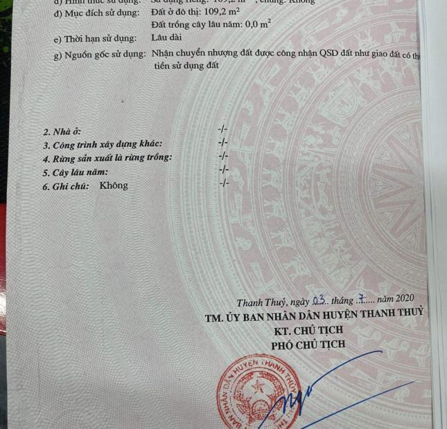 Đất khoáng nóng Thanh Thủy giá hạt rẻ cách Đảo Xanh và Wuydham chỉ vài trăm mét 