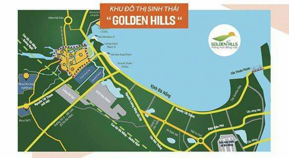Bán đất nền dự án Golden Hills, đã có sổ, giá đầu tư