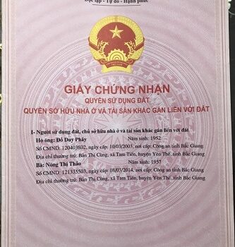 Cần bán nhanh Lô Đất Sẵn nhà 2 Tầng Đẹp Yên Thế - Bắc Giang