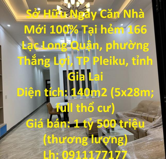 Sở Hữu Ngay Căn Nhà Mới 100% Tại Phường Thắng Lợi – Giá Cực Ưu Đãi