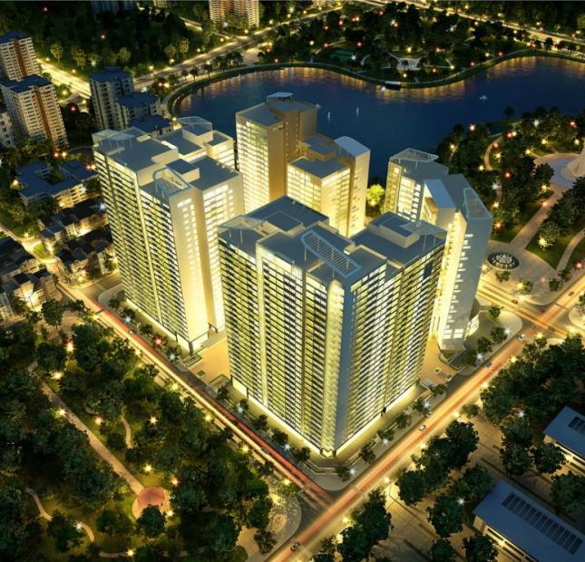 cho thue VP 145m thông sàn k bếp cc Mandarin Hoàng Minh Giám