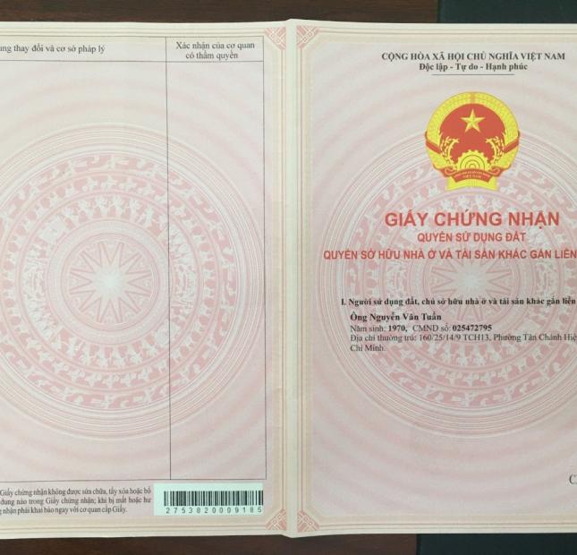Bán đất 2400m2 mặt tiền kênh 17 ấp Mỹ  Khánh A xã Thái Mỹ huyện Củ Chi, TP. HCM.