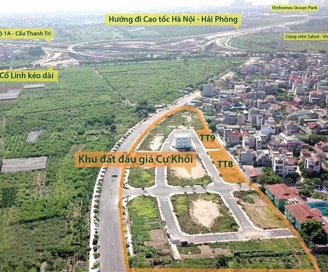 Bán giúp anh trai lô đất giá đầu tư nằm trong dãy TT2 khu đấu giá phường Cự Khối, Long Biên