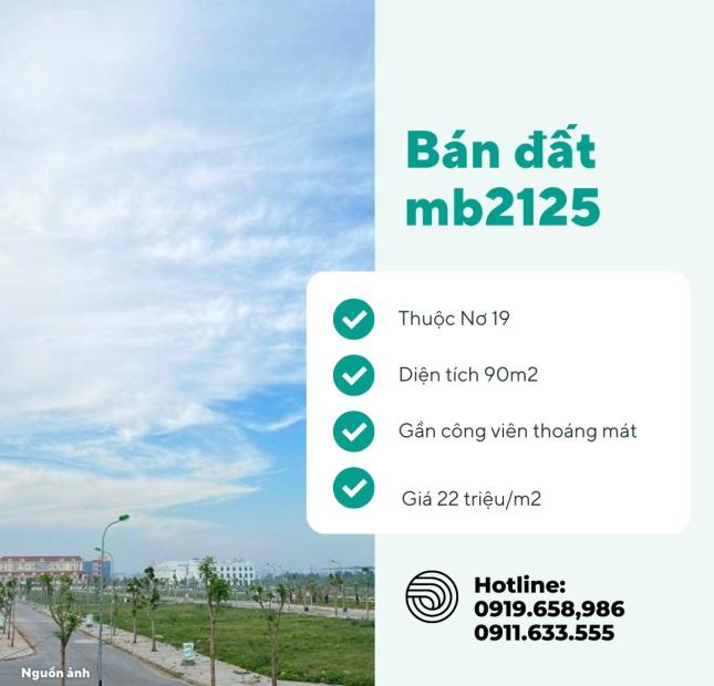 Bán đất nơ 19 mb2125 sau tòa án giá rẻ nhất thị trường