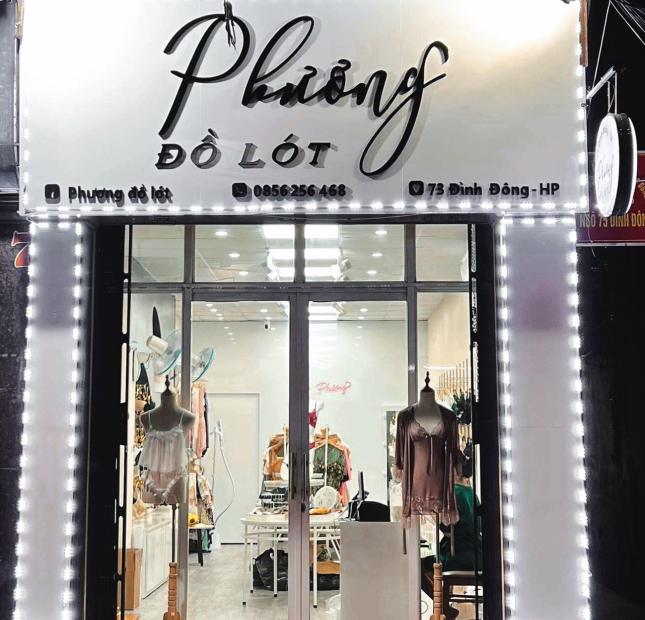 CẦN SANG NHƯỢNG LẠI SHOP TẠI ĐỊA CHỈ SỐ 73 ĐÌNH ĐÔNG, LÊ CHÂN, HẢI PHÒNG