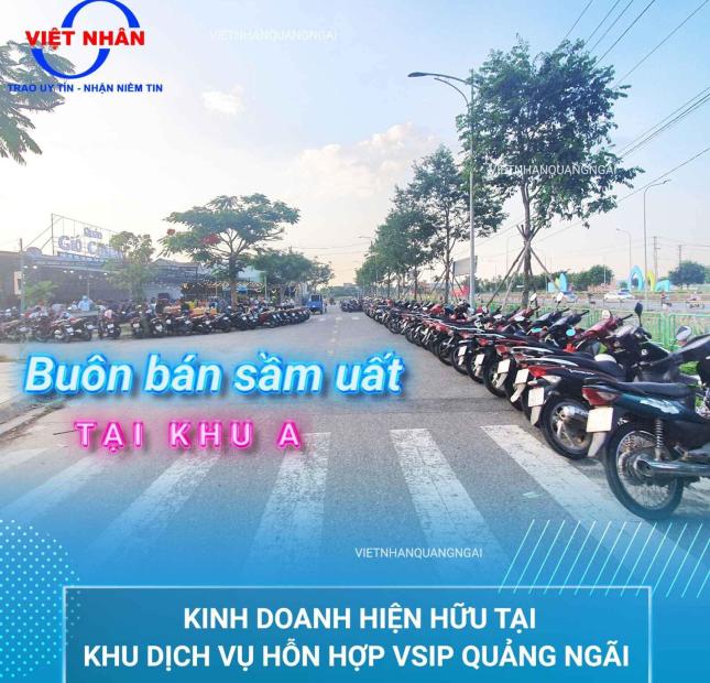 Khu Dịch Vụ Hỗn Hợp Vsip Quảng Ngãi Gía Chỉ 1Tyxx Diện Tích 132m2 Qúa Hót Ạ