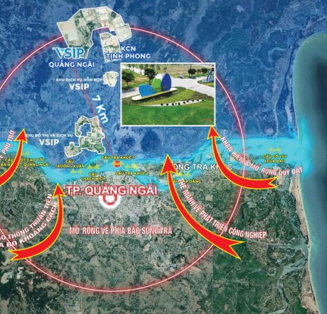 Khu Dịch Vụ Hỗn Hợp Vsip Quảng Ngãi Gía Chỉ 1Tyxx Diện Tích 132m2 Qúa Hót Ạ