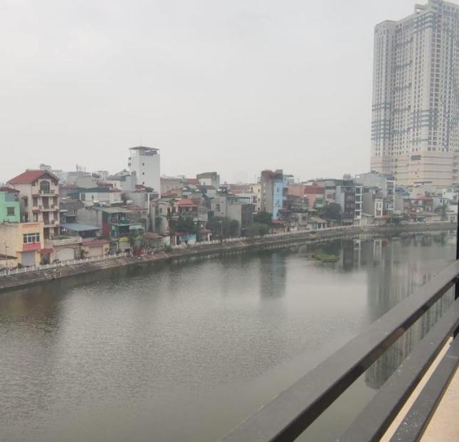 Nhà đẹp view hồ, Ngọc Lâm-Long Biên 65m x 5tầng, kinh doanh, ôtô tránh