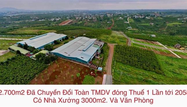 cần bán nhà xưởng với tổng dt12.700m2 tp. Bảo Lộc