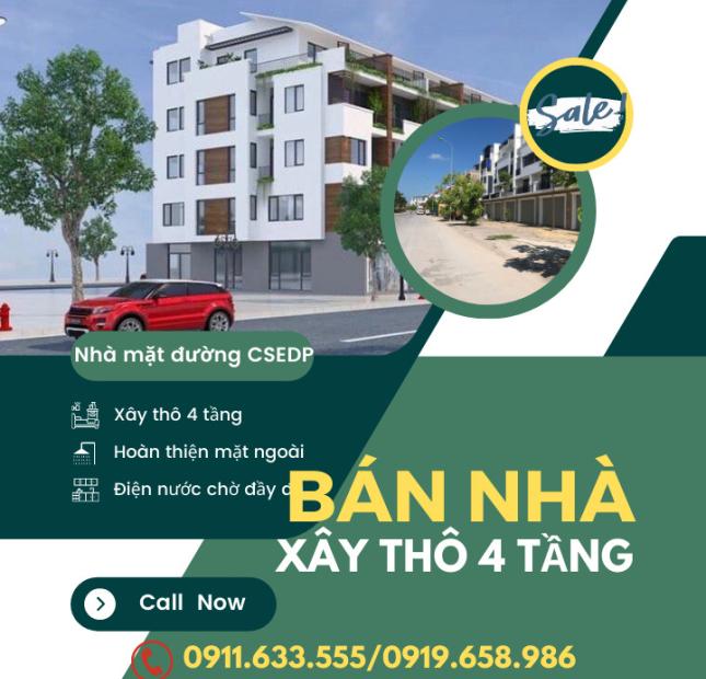Cần bán nhanh căn nhà thô mặt đường CSEDP gần bệnh viện Nhi Thanh Hóa