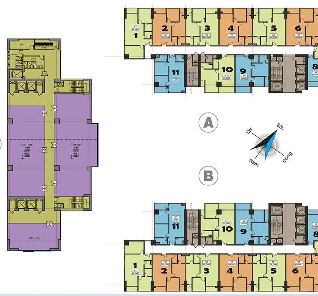 Cần Bán Căn Hộ : 67m2, 2PN - 2VS, Central Point Trung Kính, Giá 3,8 tỷ