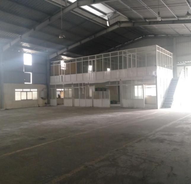 Cho thuê kho xưởng DT 1300m2 trong Cụm CN Phùng, Đan Phượng, Hà Nội.