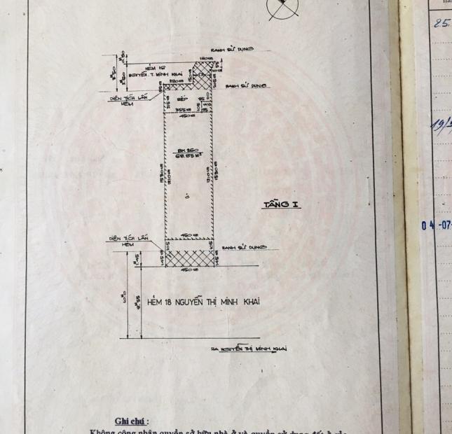 khu 18A đường Nguyễn Thị Minh Khai, DT 4.5x18, 5 tầng, giá 26 tỷ 