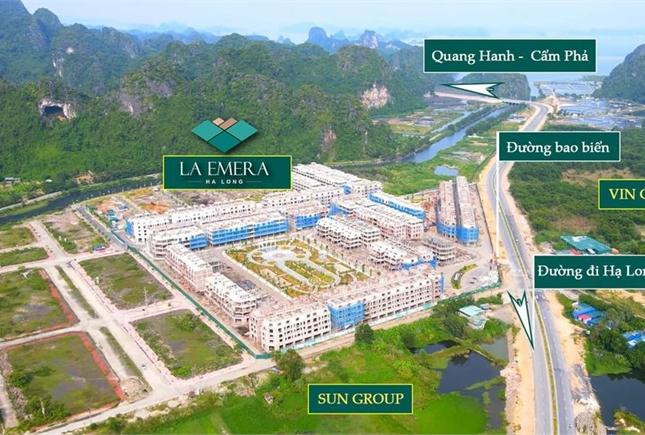 Bán Shophouse La Emera Khe Cá TP Hạ Long,xây 4.5 tầng diện tích sàn 312m,giá bán chỉ 5.8 tỷ/lô,có