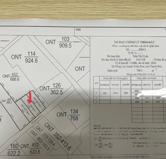 Đồng Lợi TRiệu SƠn, Thanh Hóa
5x5x19 giá 299tr, cách TP 12km
