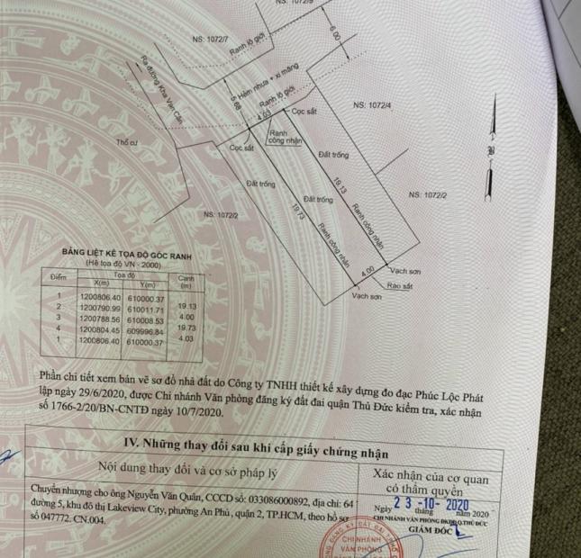 Bán Lô Đất Hẻm Xe Hơi Số 1072 Kha Vạn Cân Phường Linh Chiểu - Thành Phố Thủ Đức