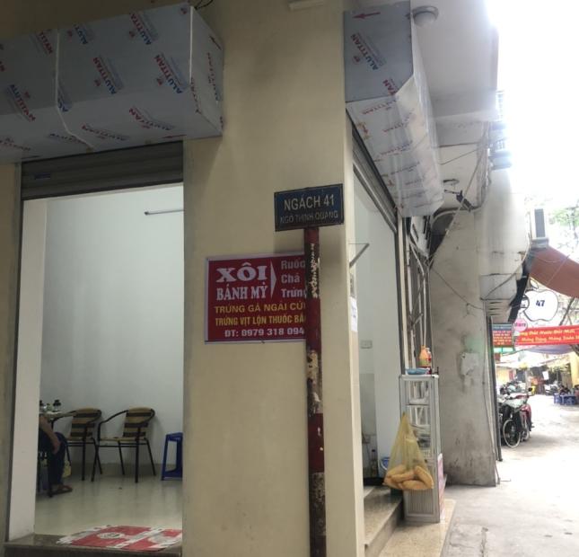 Cho thuê mặt bằng kinh doanh số 43 ngõ Thịnh Quang, Đống Đa, Hà Nội.