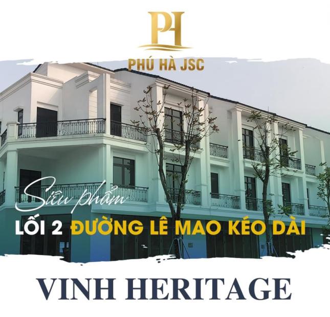 Shophouse lối 2 Lê Mao kéo dài Vinh Heritage