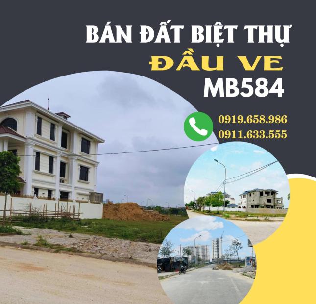 Cần bán lô đất biệt thự đầu vè mb584 mặt đường 12m