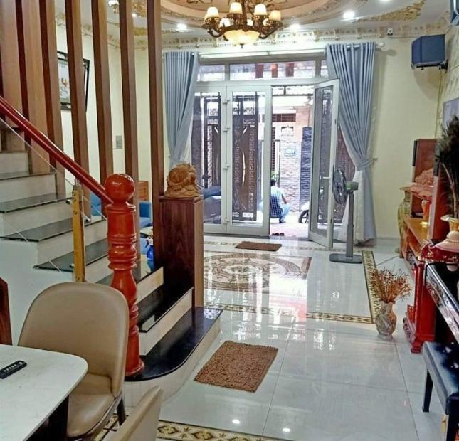 Nhà hiếm Nguyễn Oanh, 112m² (4.5x25), 4 tầng đẹp, HXT thông, sát chợ Căn Cứ, 12.2 tỷ.