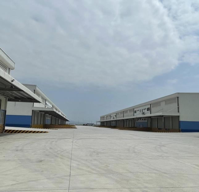 Cho Thuê nhà kho làm Logistics tại KCN Nam Đình Vũ -Hải Phòng. Sẵn diện tích lớn, có Dock công, PCCC
