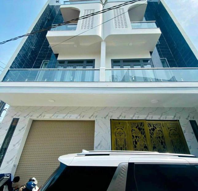 Bán nhà Hẻm xe tải,100m2(4x25m), 4 tầng BTCT, sát chợ, 11.6 tỷ Đường Lê Văn Thọ, Phường 11