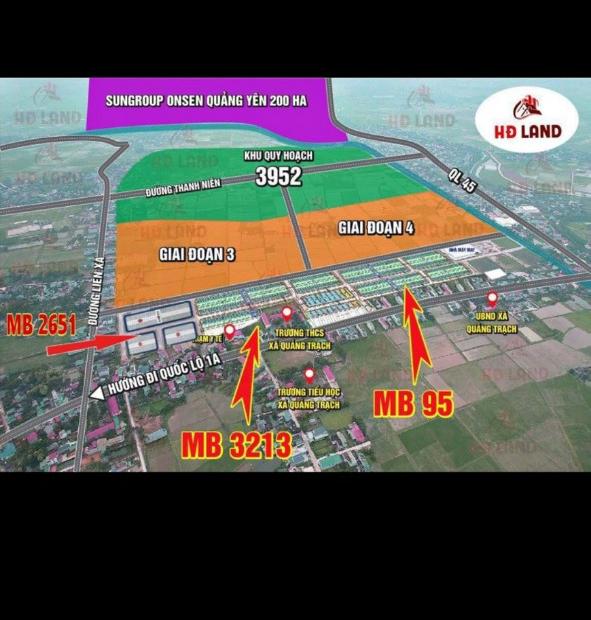 Cần tiền bán nhanh lô đất MB95 Quảng Trạch, Quảng Xương, Thanh Hóa 125m2 giá chỉ 820 triệu