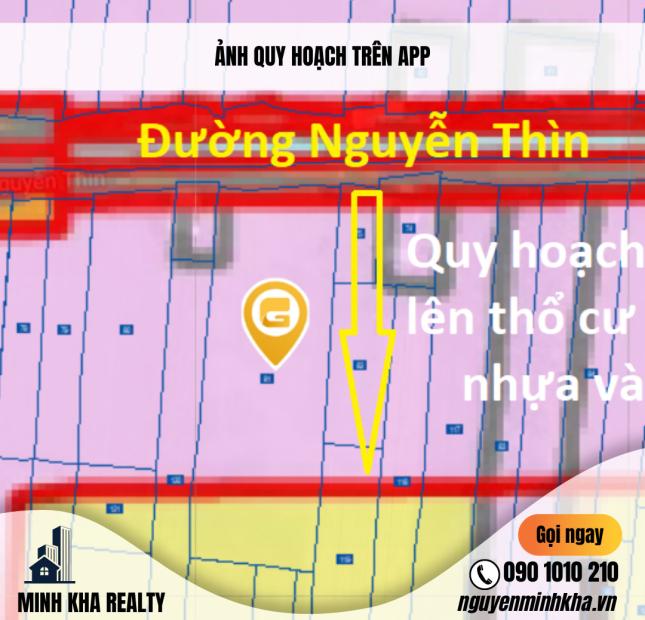 Bán 2.800m2 (21m x 126m) đất mặt tiền Gò Công Tây đường Nguyễn Thìn giá chỉ 1.5tr/m2 LH 090 1010