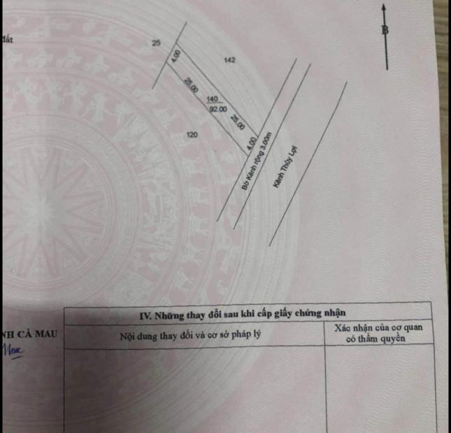CHÍNH CHỦ Cần Bán Gấp Lô Đất Đẹp Vị Trí Đắc Địa Tại Phường 9 , TP Cà Mau (Tạ Uyên vào 100m)