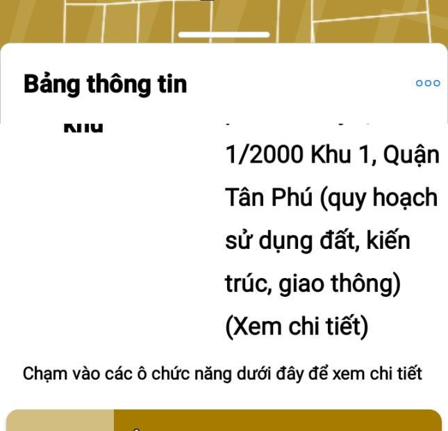 Nhà sát mặt tiền Lê Trọng Tấn, Tân Phú, 2 Tầng-95m2- xe hơi đỗ trong nhà , chỉ 7.45 tỷ