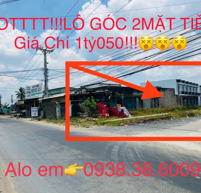 HÀNG HIẾM!LÔ GÓC 2MẶT TIỀN CHỈ 1tỷ050,ngay khu dân cư rất đông